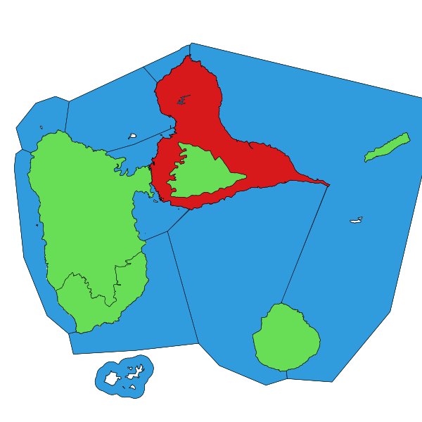 Etat des lieux de masses d'eau de Guadeloupe 2019