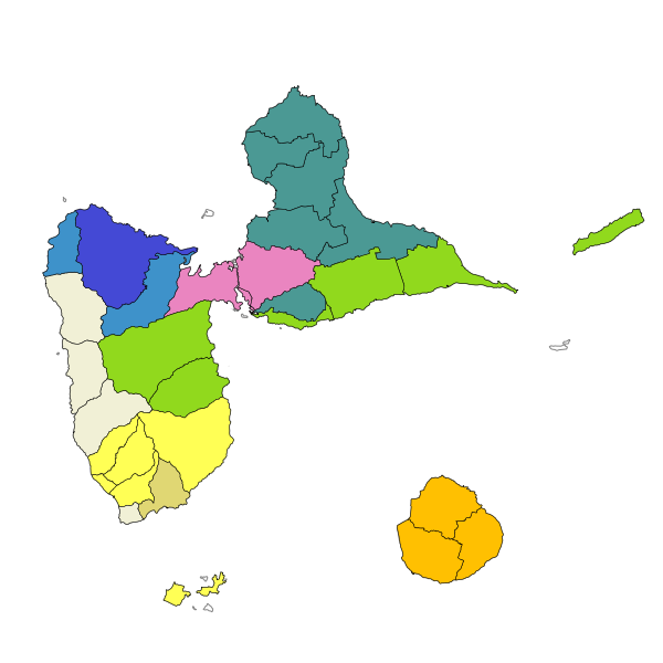 Exploitants en eau potable de Guadeloupe en 2018