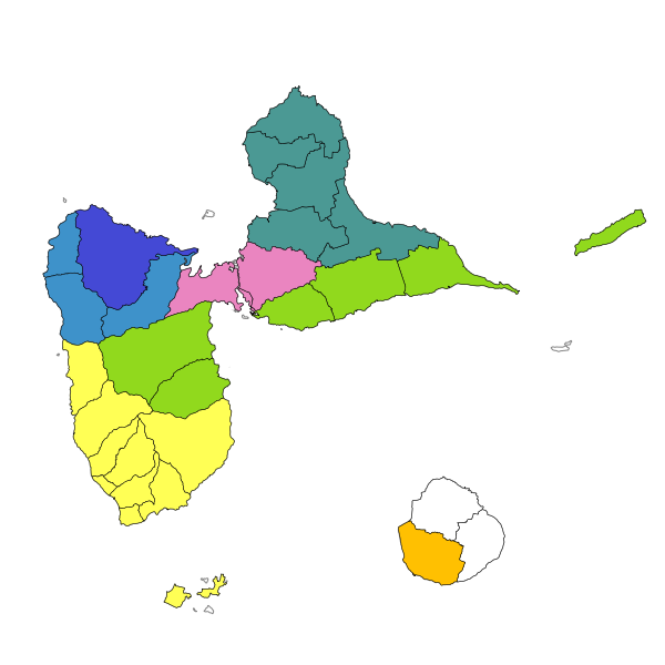 Services publics d'assainissement non collectif (SPANC) de Guadeloupe au 31 décembre 2019